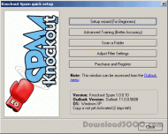 Knockout Spam for Outlook 2000/2002/2003 screenshot